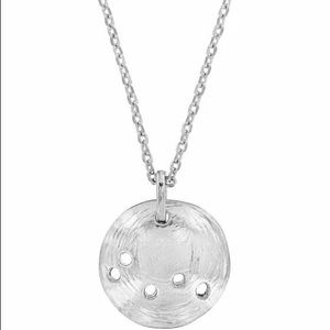 Brighton Silver Cosmo necklace, length 16in-19in